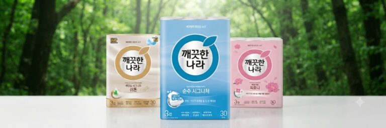 깨끗한나라 순수 시그니처 천연펄프 3겹 롤화장지