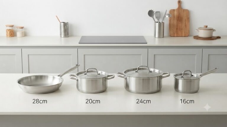 스테니 인덕션 무연마제 통5중 스텐팬 28cm + 스텐냄비 16편수 + 20양수 + 24전골 세트