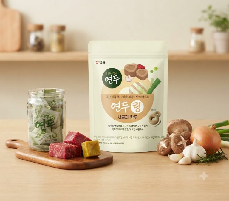 샘표 연두링 사골과 한우 35p, 140g, 1개