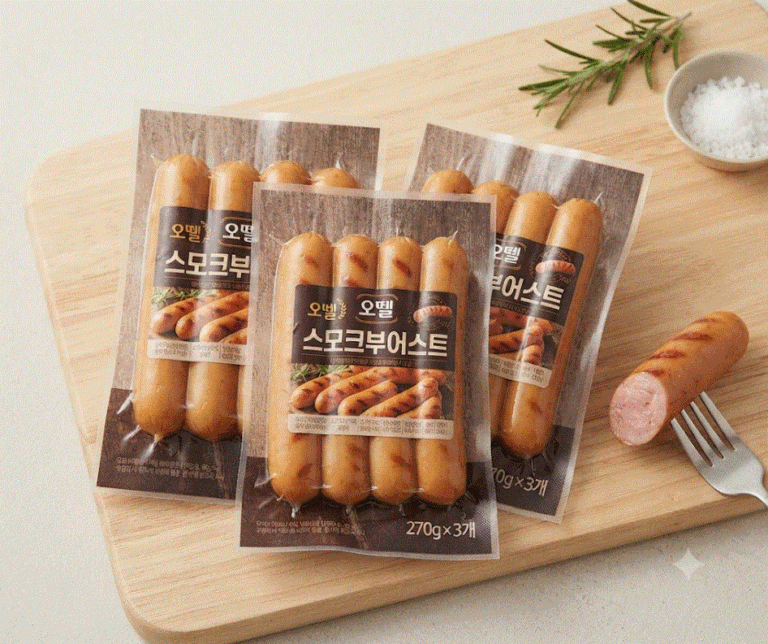 오뗄 스모크부어스트, 270g, 3개
