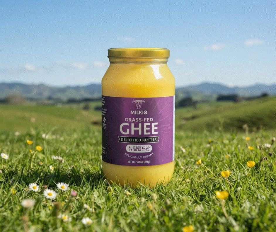 (뉴질랜드) 밀키오 목초사육 방탄커피 기버터 Ghee, 500ml, 1개 제품 이미지