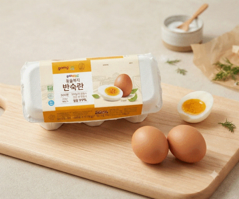 곰곰 동물복지 반숙란 (냉장), 10구, 1개