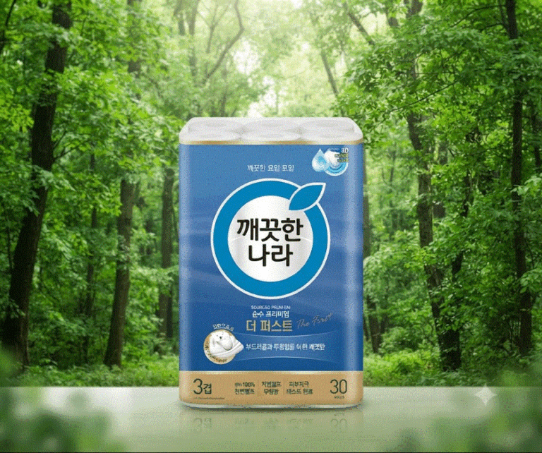 깨끗한나라 순수 프리미엄 더 퍼스트 천연펄프 3겹 고급롤화장지