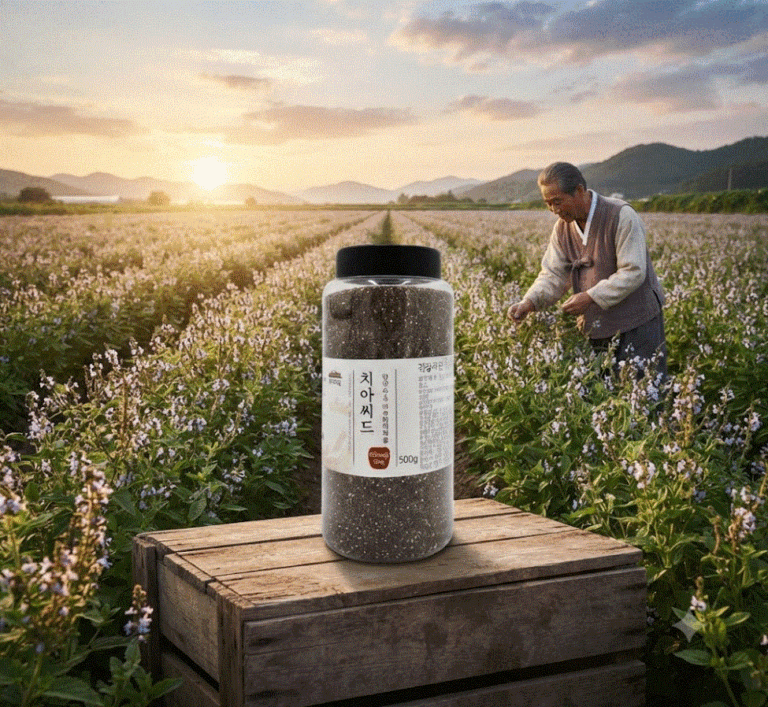 건강곡간 치아씨드 통, 500g, 1개