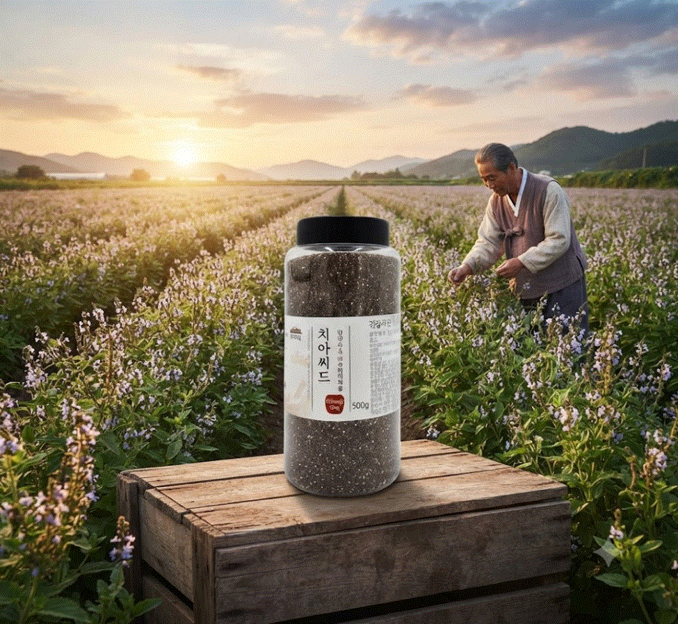 건강곡간 치아씨드 통, 500g, 1개 제품 이미지