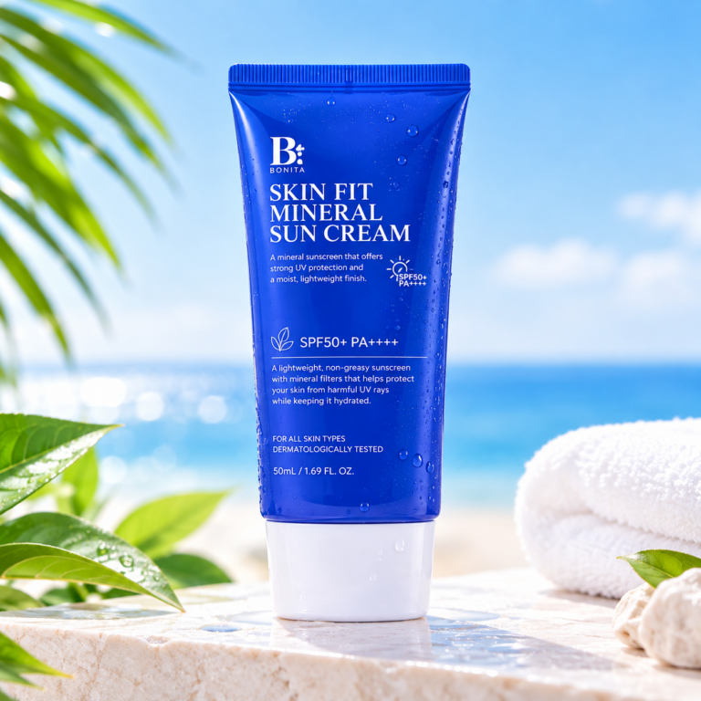 벤튼 스킨핏 미네랄 선크림 SPF50+ PA++++, 50ml, 1개
